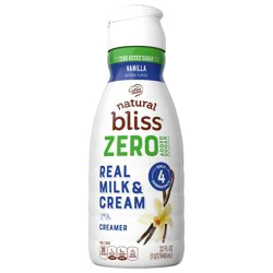 Coffee mate Natural Bliss Vanilla Flavored Coffee Creamer, Zero Added Sugar