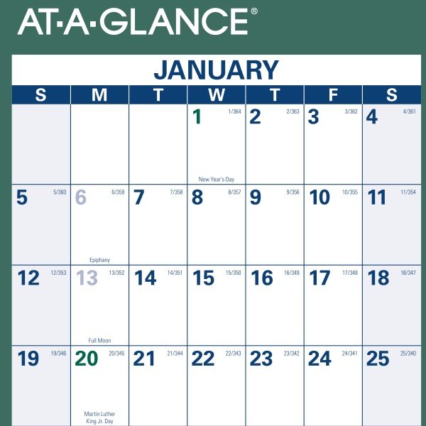 slide 3 of 5, 2024-2025 At-A-Glance Vertical Reversible Erasable Academic Yearly Wall Calendar, 36"" X 24"", Multicolor, July To June, 1 ct