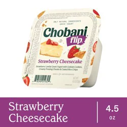 Chobani Yogurt, Greek, Strawberry Cheesecake