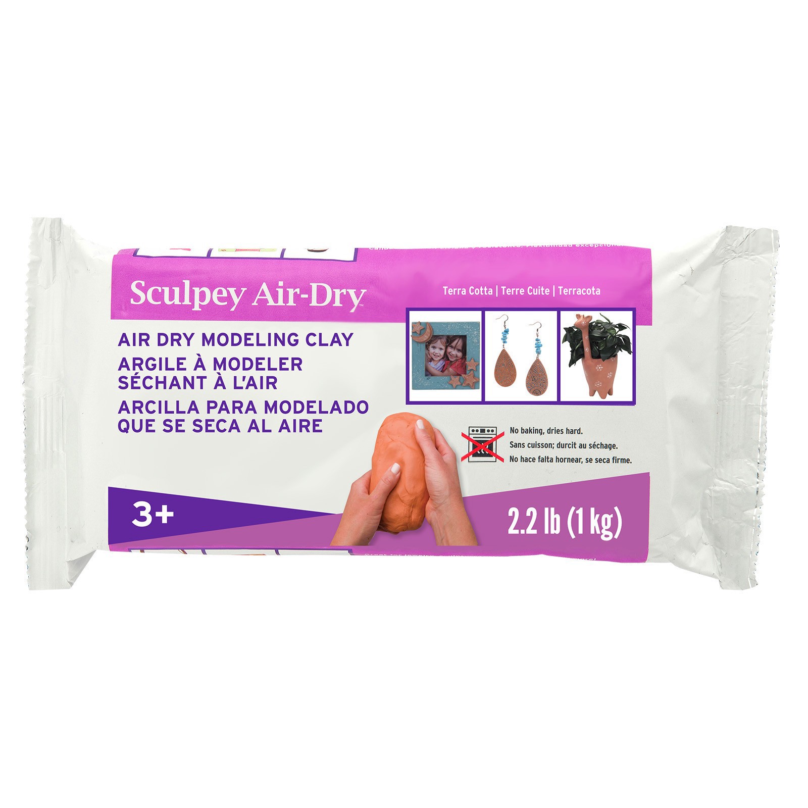 slide 2 of 7, Sculpey Model Air Air Dry Modeling Clay, 2.2 lb