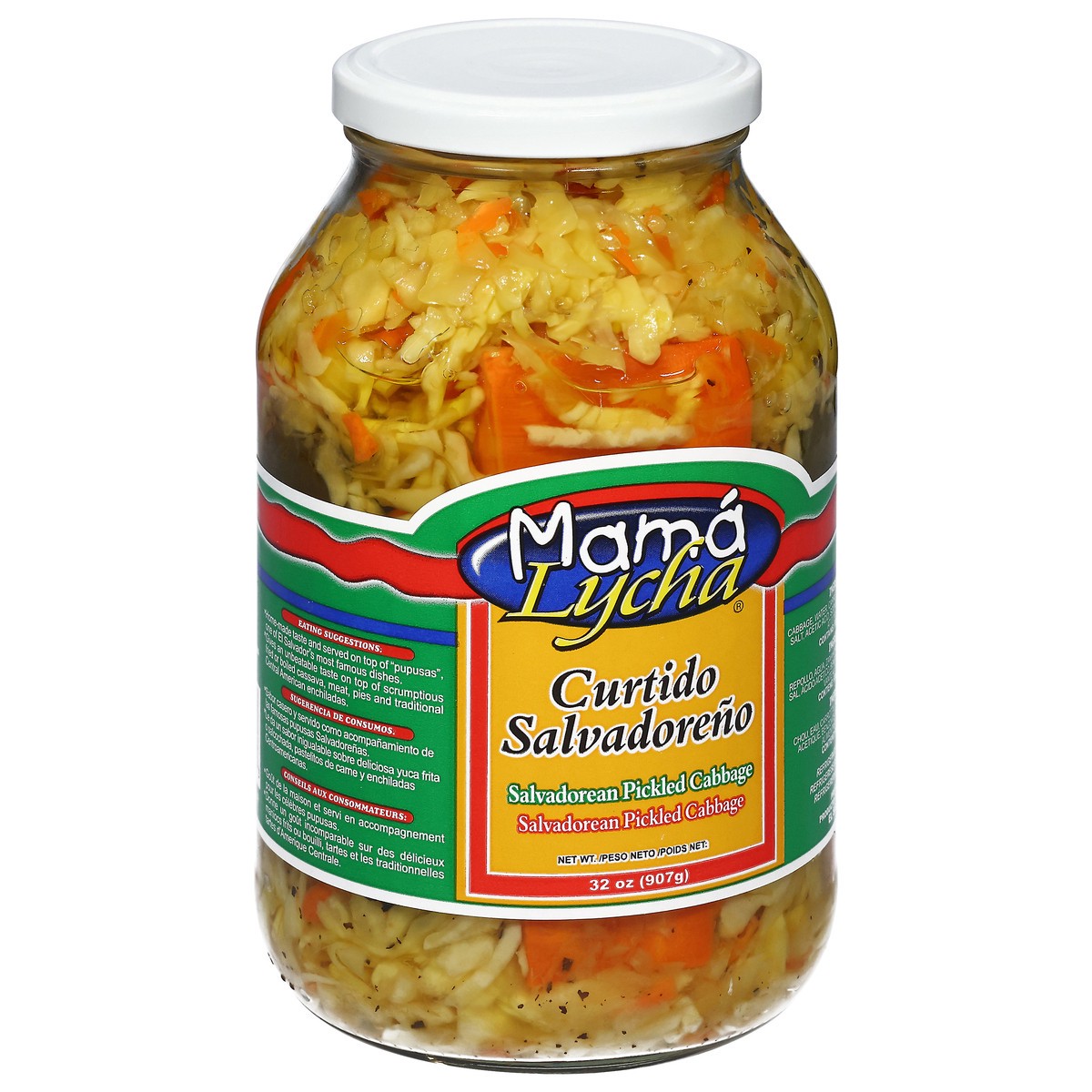 slide 9 of 14, Mama Lycha Salvadorean Pickled Cabbage 32 oz, 32 oz