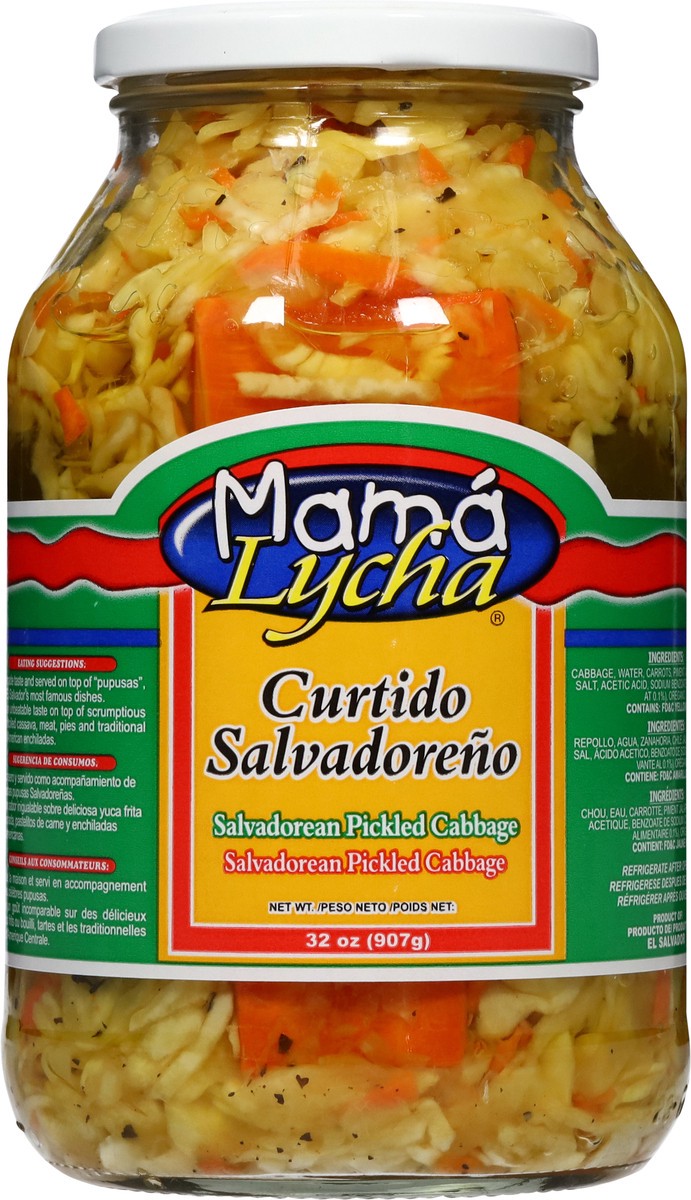 slide 7 of 14, Mama Lycha Salvadorean Pickled Cabbage 32 oz, 32 oz