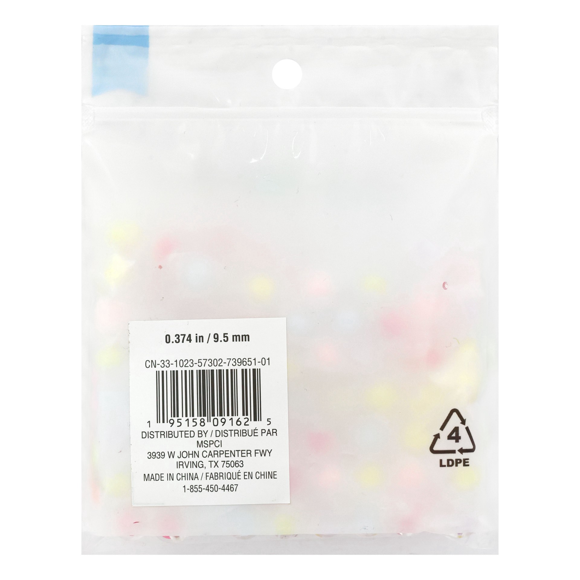 slide 4 of 4, 9.5mm Pastel Mix Round Fashion Beads, 100ct. By Creatology, 5 mm