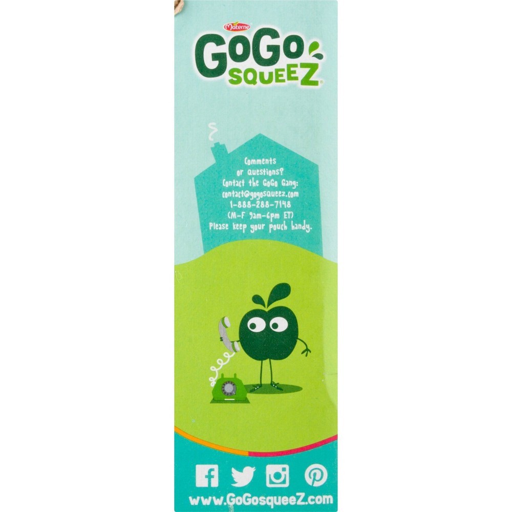 slide 2 of 5, GoGo squeeZ Applesauce On The Go Mixed Fruits Pouches, 4 ct; 3.2 oz