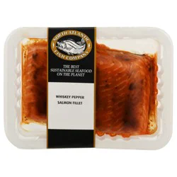North Atlantic Fish Company Whiskey Pepper Salmon Fillet - 1 ea