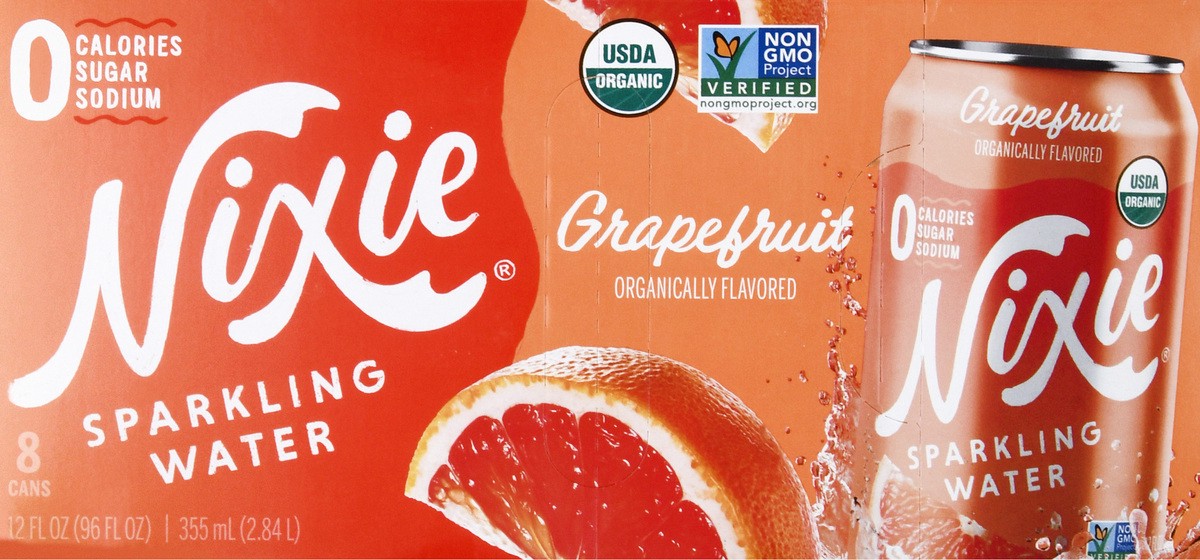 slide 5 of 9, Nixie Grapefruit Sparkling Water 8 ea, 8 ct