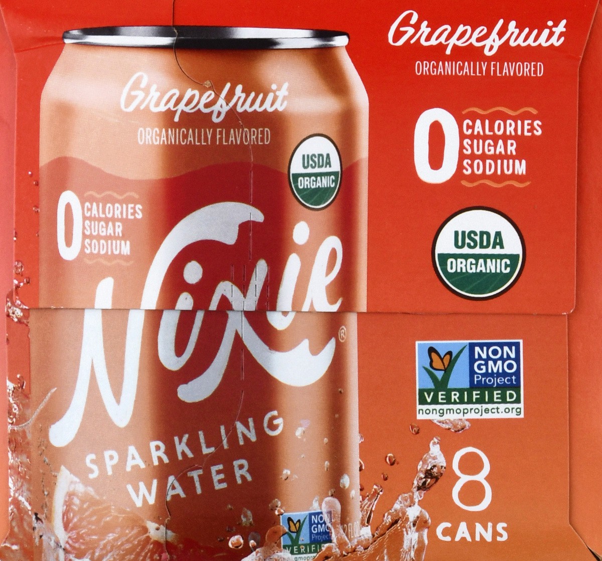 slide 7 of 9, Nixie Grapefruit Sparkling Water 8 ea, 8 ct