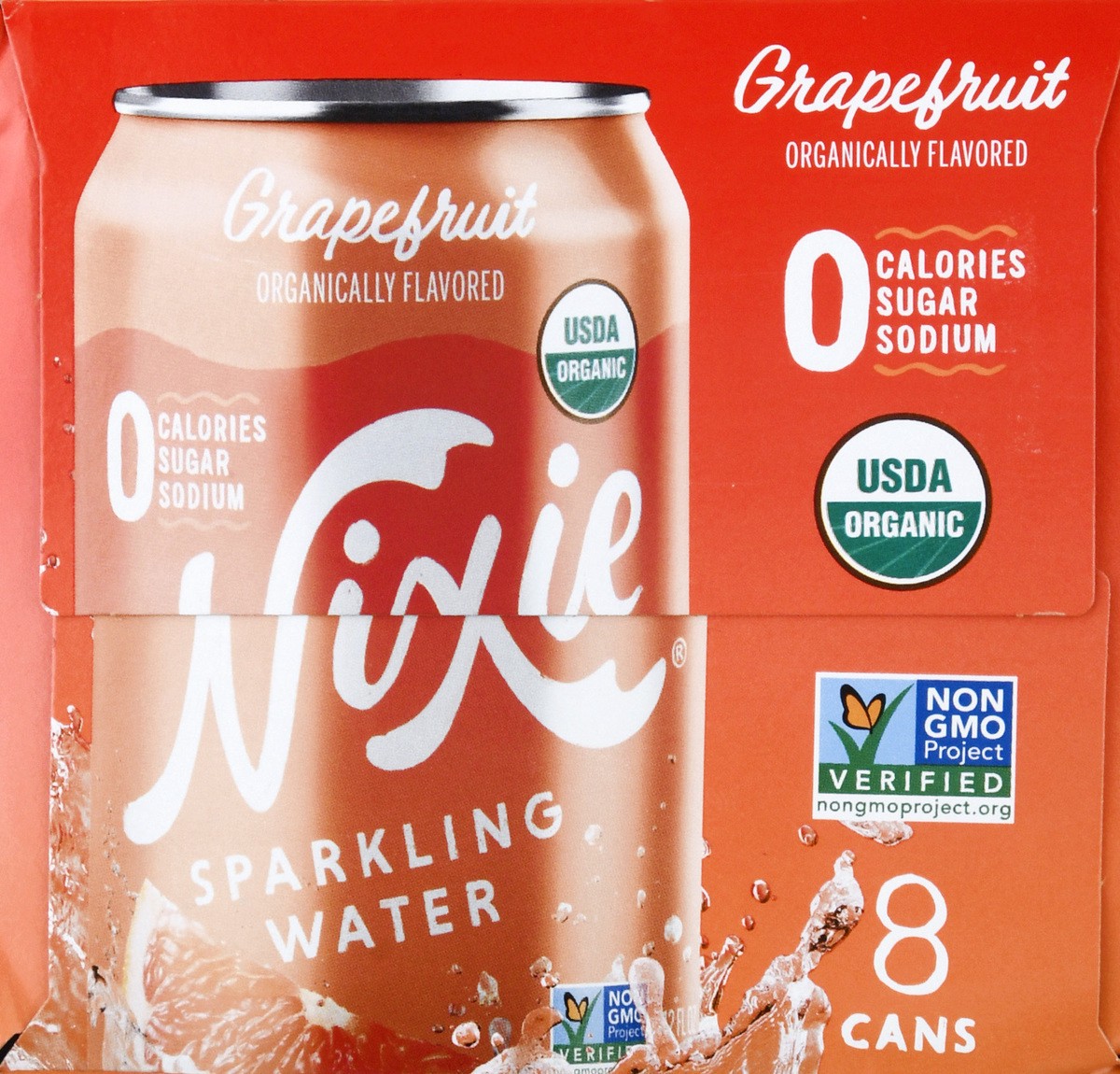 slide 6 of 9, Nixie Grapefruit Sparkling Water 8 ea, 8 ct