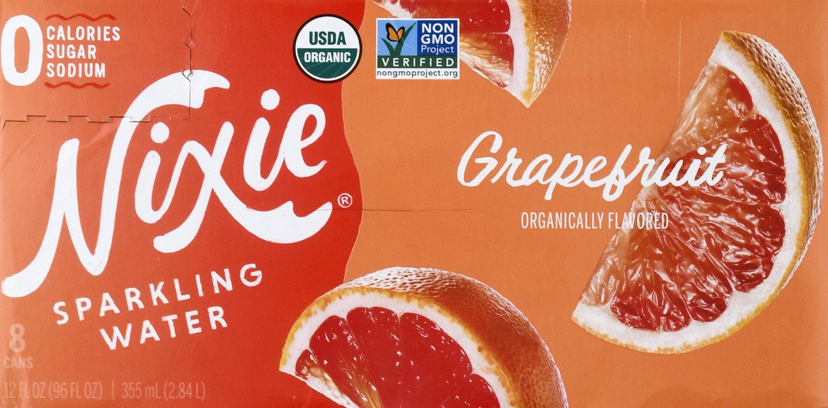 slide 9 of 9, Nixie Grapefruit Sparkling Water 8 ea, 8 ct