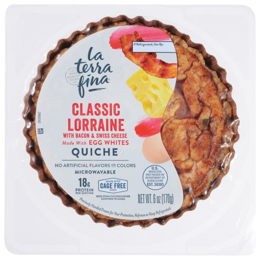 slide 1 of 2, La Terra Fina Quiche Lorraine,