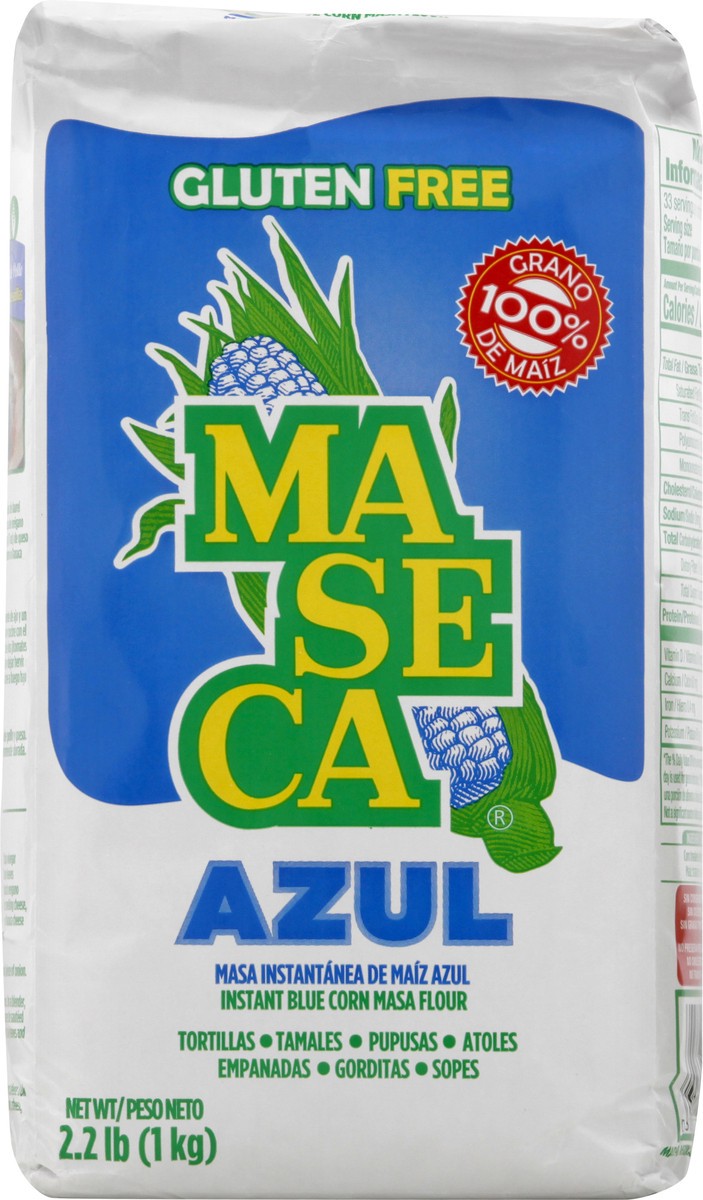 slide 3 of 13, MASECA Blue Instant Corn Masa Flour 2 Lb bAG, 2.2 lb