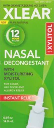 Xlear Instant Relief with Moisturizing Xylitol Nasal Decongestant 0.5 oz