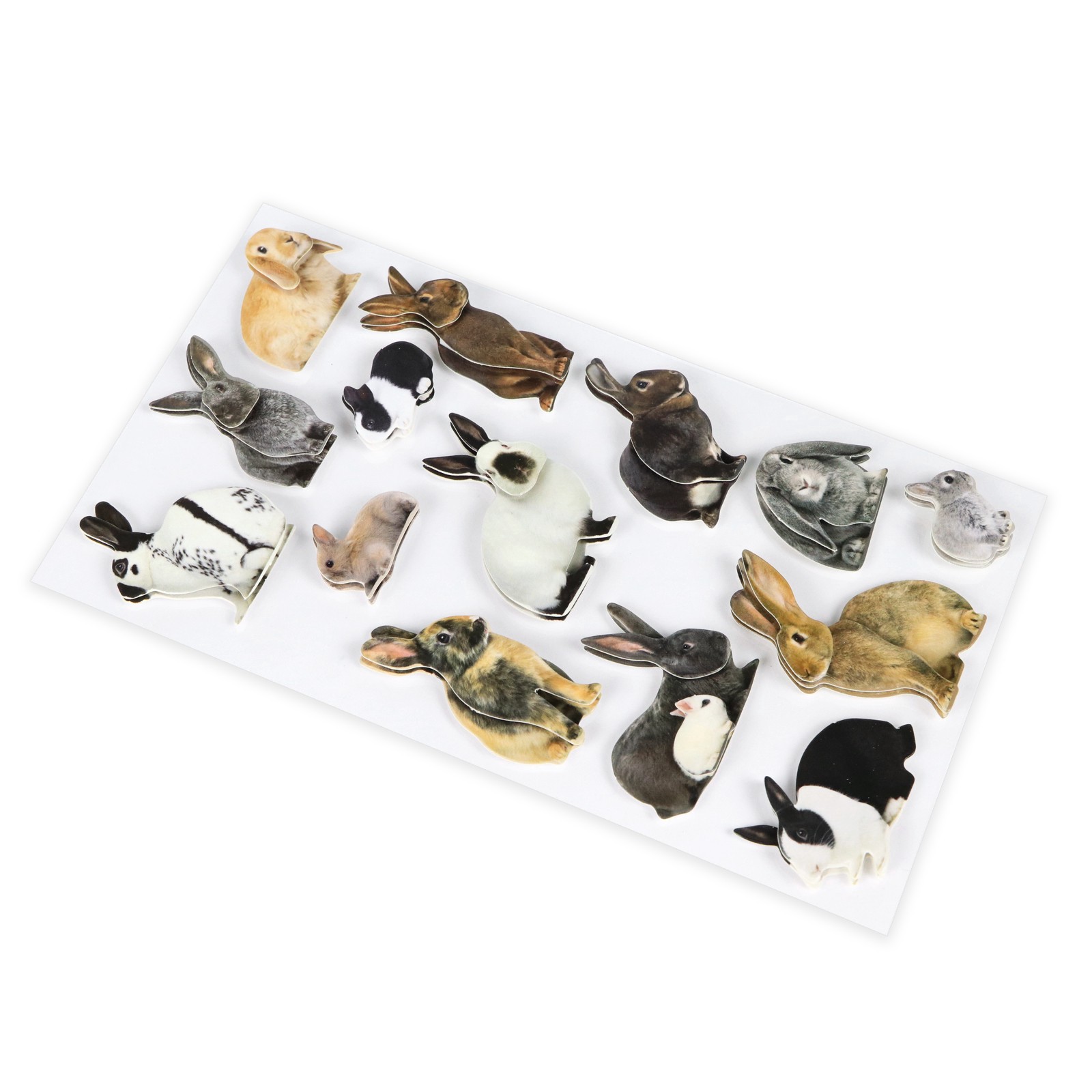 slide 2 of 5, Rabbit Stickers By Recollections, 3.875 in x 7 in