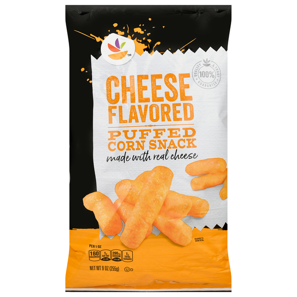 slide 1 of 1, Puffed Corn Snack Cheese Flavored, 9 oz