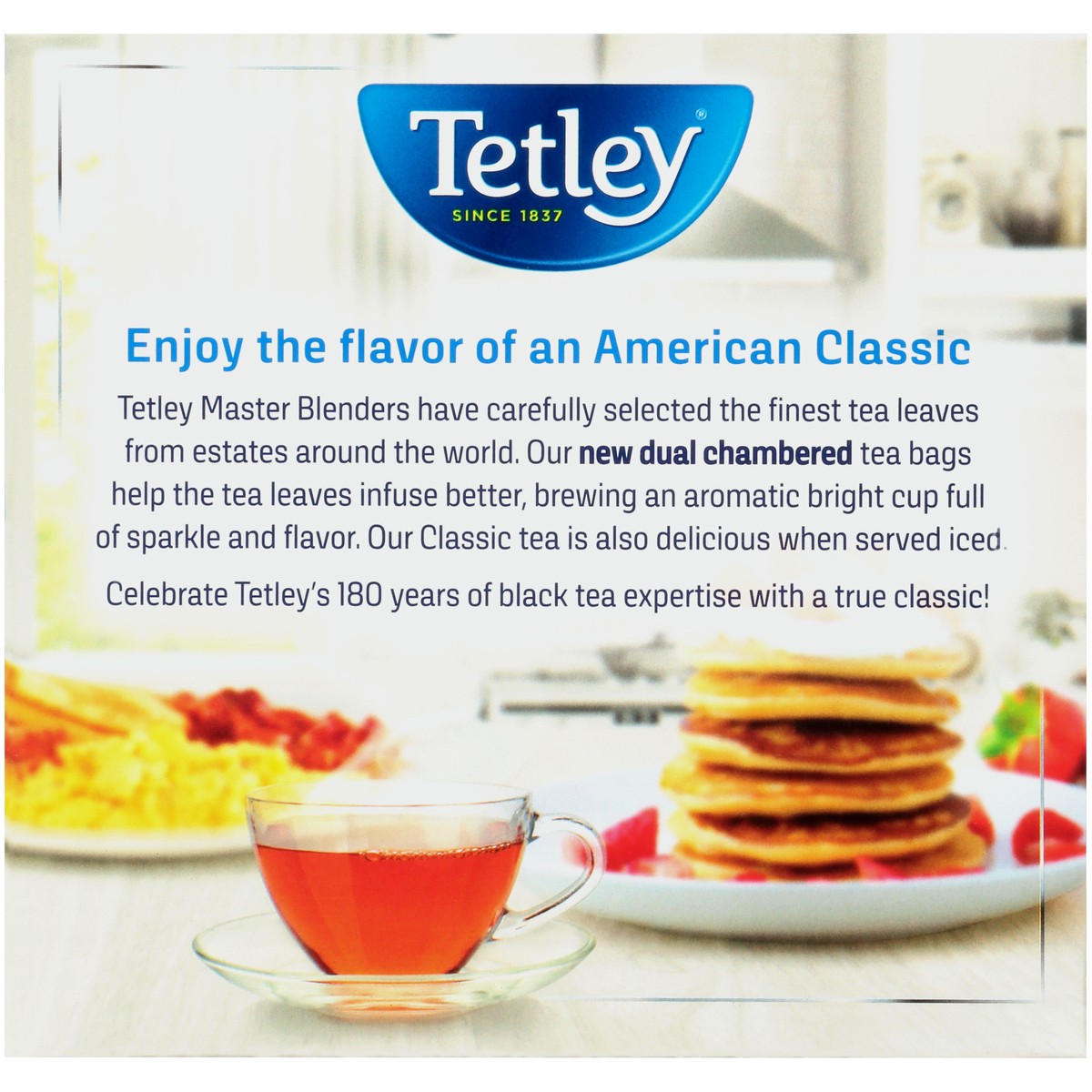 slide 6 of 14, Tetley Classic Blend Rich Black Tea Bags 48 ct Box, 3.83 oz