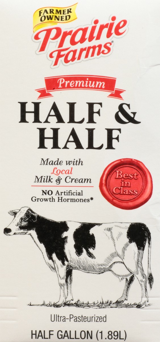 slide 10 of 13, Prairie Farms Premium Half & Half 0.5 gl Carton, 1/2 gal