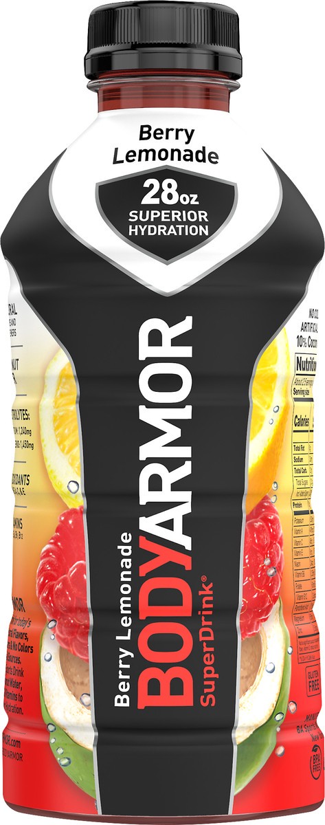 slide 6 of 10, BODYARMOR Berry Lemonade Super Drink - 28 oz, 28 oz