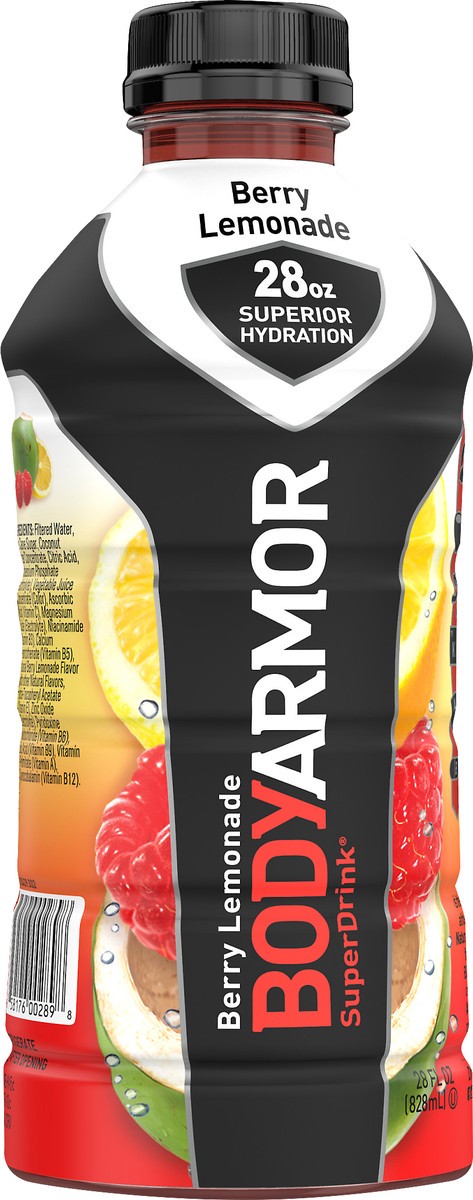 slide 4 of 10, BODYARMOR Berry Lemonade Super Drink - 28 oz, 28 oz