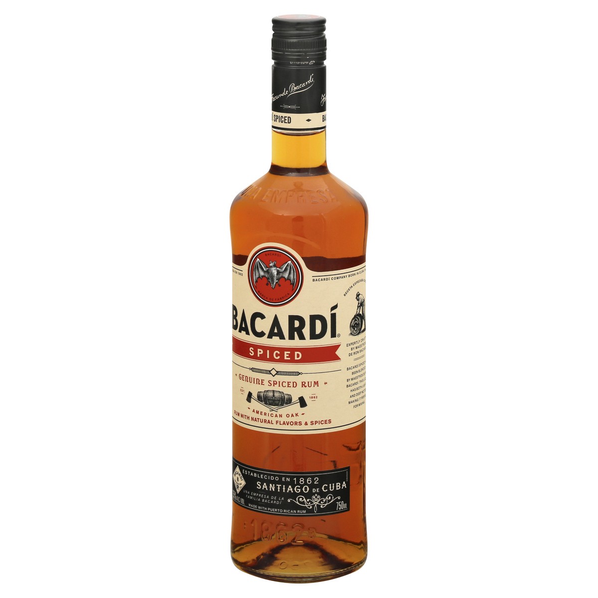 slide 3 of 9, Bacardi Genuine Spiced Rum 750 ml, 750 ml