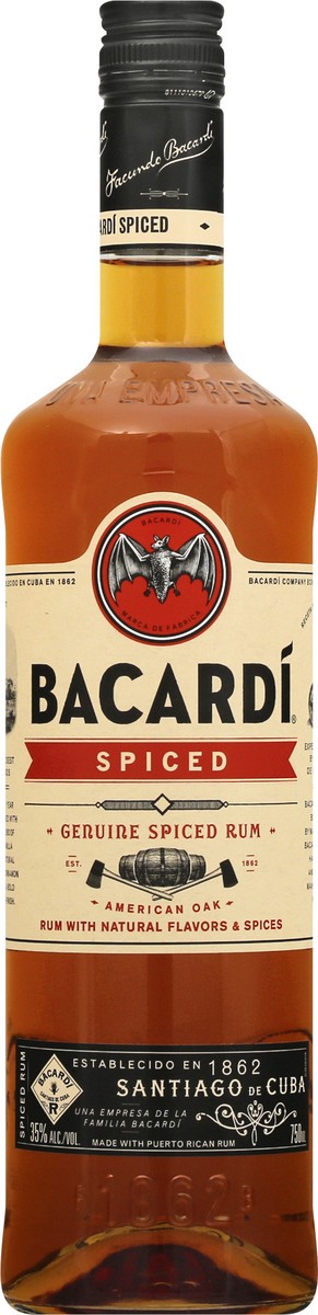 slide 7 of 9, Bacardi Genuine Spiced Rum 750 ml, 750 ml