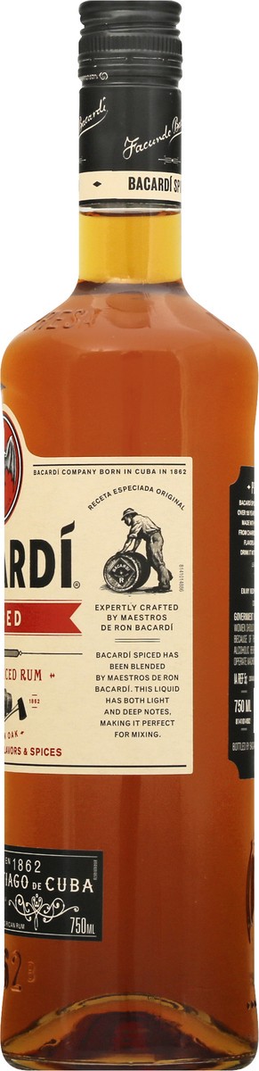slide 5 of 9, Bacardi Genuine Spiced Rum 750 ml, 750 ml