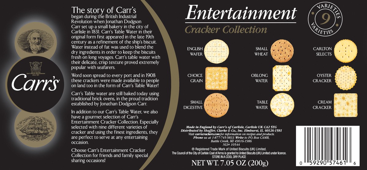 slide 4 of 6, Carr's Entertainment Crackers, Variety Pack, 7.05 oz, 7.05 oz