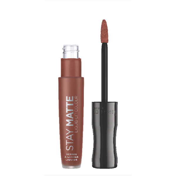 slide 1 of 1, Rimmel Stay matte Liquid Lip Nude Love Bite, 0.21 oz