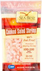 Sea Best Cooked Salad Shrimp 8 oz