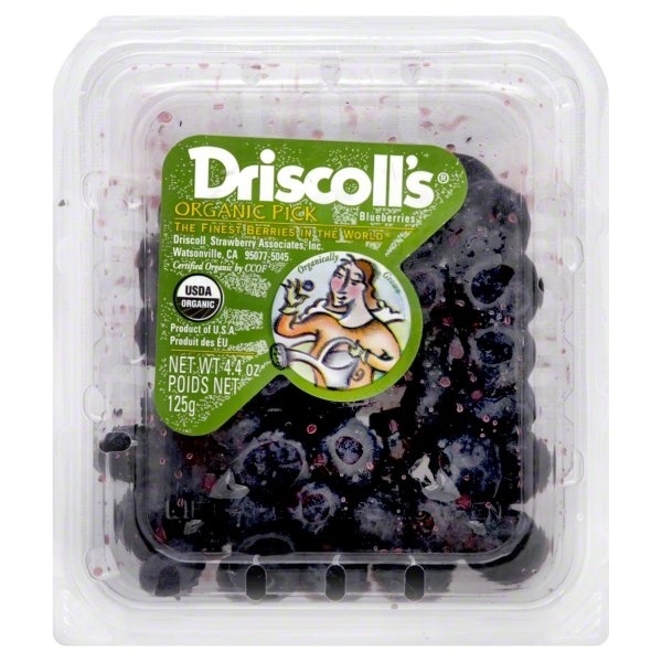 slide 1 of 1, Driscoll's Berry Blueberries Organic, 1 oz