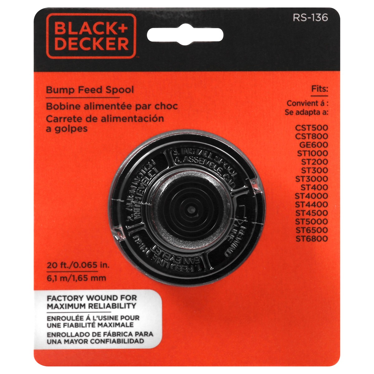 slide 5 of 7, BLACK+DECKER Feed Spool 1 ea, 1 ct