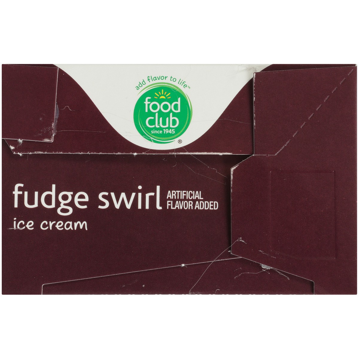 slide 2 of 13, Food Club Vanilla Flavored Ice Cream With Fudge Swirl, 56 fl oz