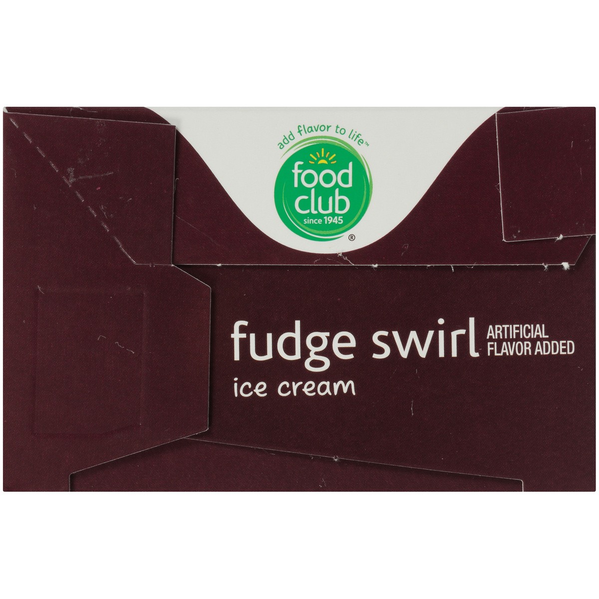 slide 10 of 13, Food Club Vanilla Flavored Ice Cream With Fudge Swirl, 56 fl oz