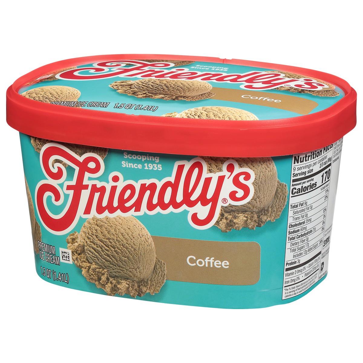 slide 3 of 9, Friendly's Premium Ice Cream Rich & Creamy Coffee, 48 fl oz