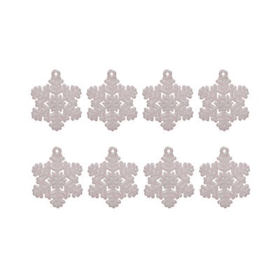 slide 1 of 2, Mini Snowflake Decorations, 8ct. By Ashland, 8 ct