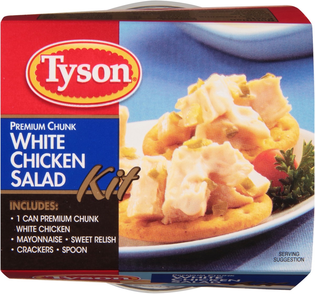 slide 6 of 11, Tyson Premium Chunk White Chicken Salad Kit, 4.57 oz., 129.27 g