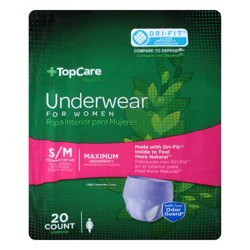 TopCare Health For Women Small/Medium Maximum Underwear S/M 20 ea