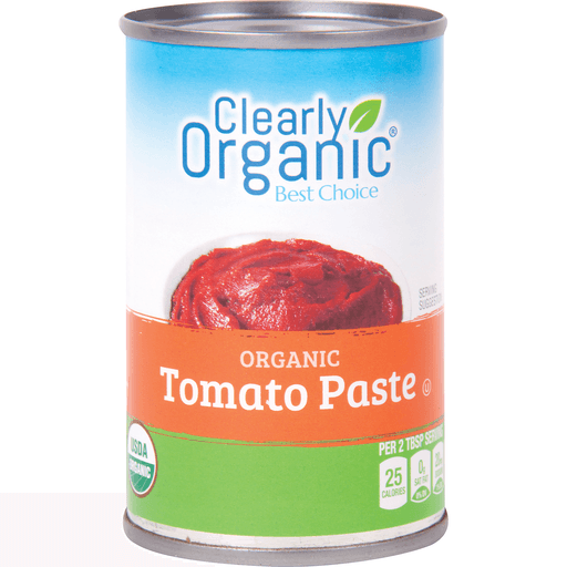 slide 1 of 1, Clearly Organic Tomato Paste, 6 oz