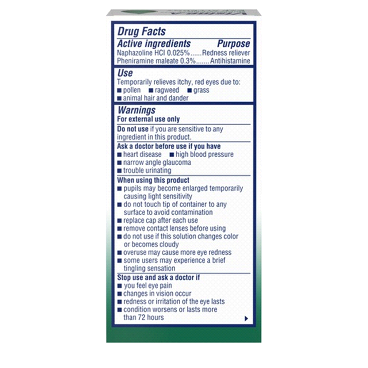 slide 6 of 8, VISINE-A MULTI-ACTION EYE ALLERGY Relief, 0.5 Fl. Oz, 0.5 fl oz