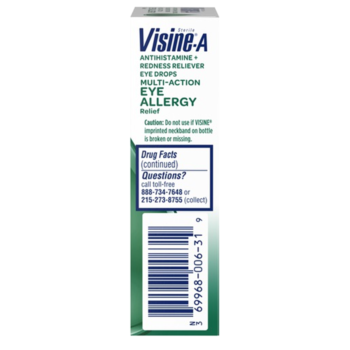 slide 5 of 8, VISINE-A MULTI-ACTION EYE ALLERGY Relief, 0.5 Fl. Oz, 0.5 fl oz