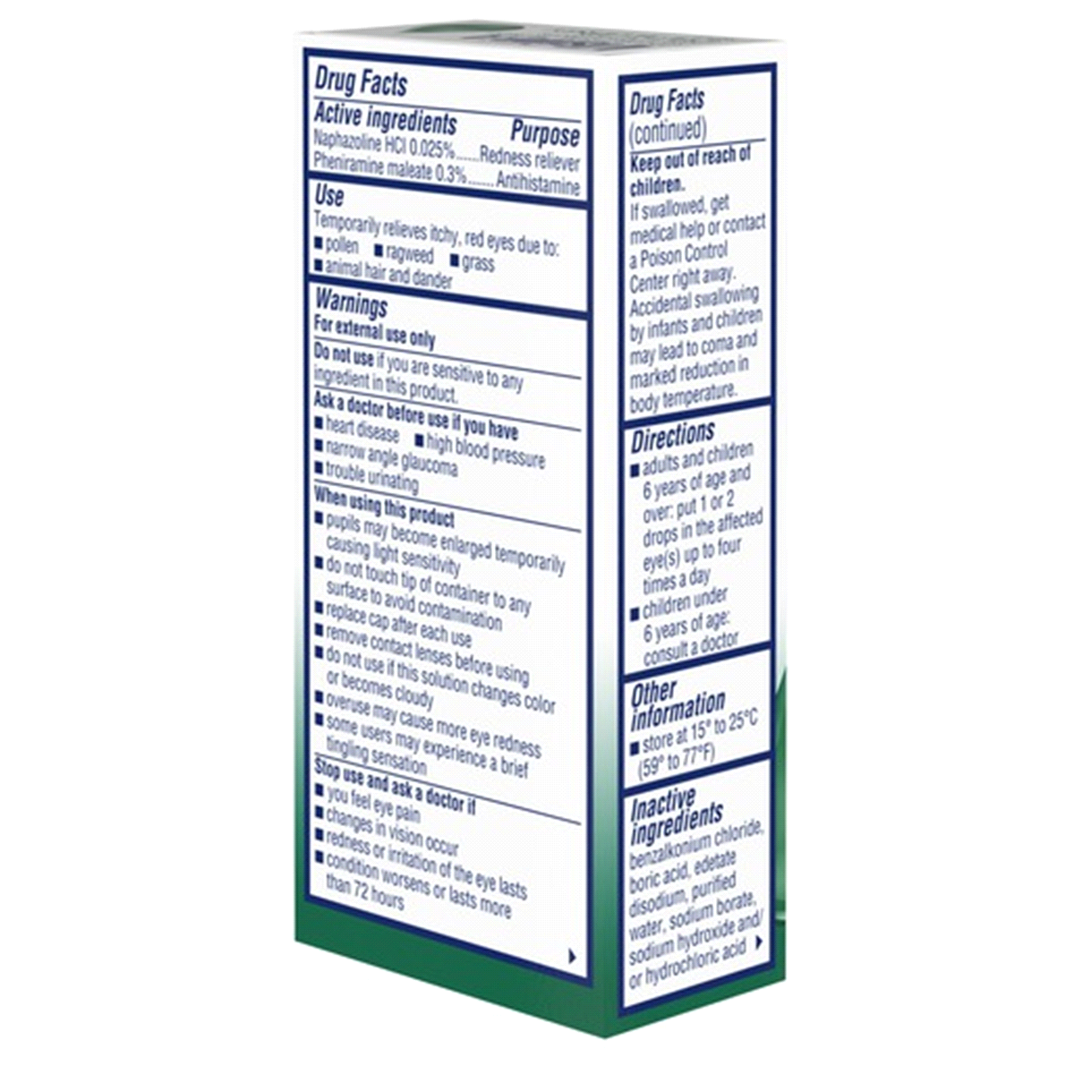 slide 3 of 8, VISINE-A MULTI-ACTION EYE ALLERGY Relief, 0.5 Fl. Oz, 0.5 fl oz