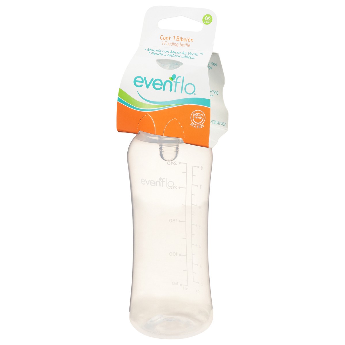 slide 3 of 9, Evenflo 3-12M Feeding Bottle 1 ea Card, 1 ct