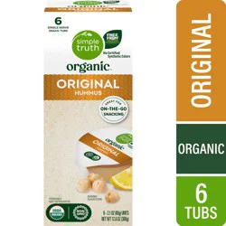 Simple Truth Organic On-The-Go Packs Original Hummus 6 ea