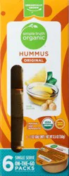 Simple Truth Organic On-The-Go Packs Original Hummus 6 ea