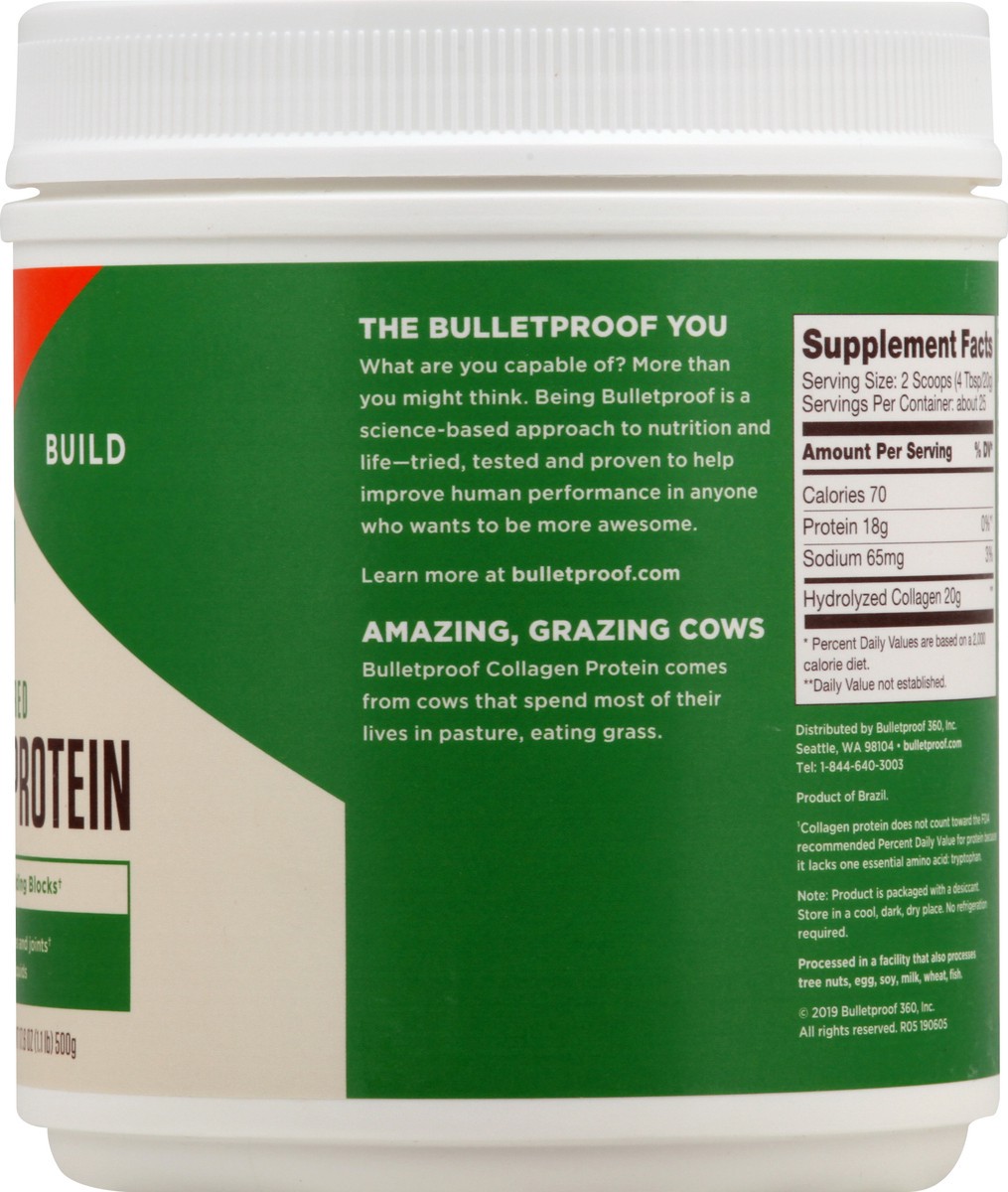 slide 3 of 10, Bulletproof Collagen Protein 17.6 oz, 17.6 oz