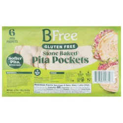 BFree Gluten-Free Stone Baked Pita Pockets - 6 ea