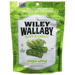 Wiley Wallaby Soft & Chewy Green Apple Licorice - 10 oz
