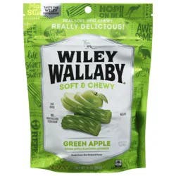 Wiley Wallaby Soft & Chewy Green Apple Licorice - 10 oz