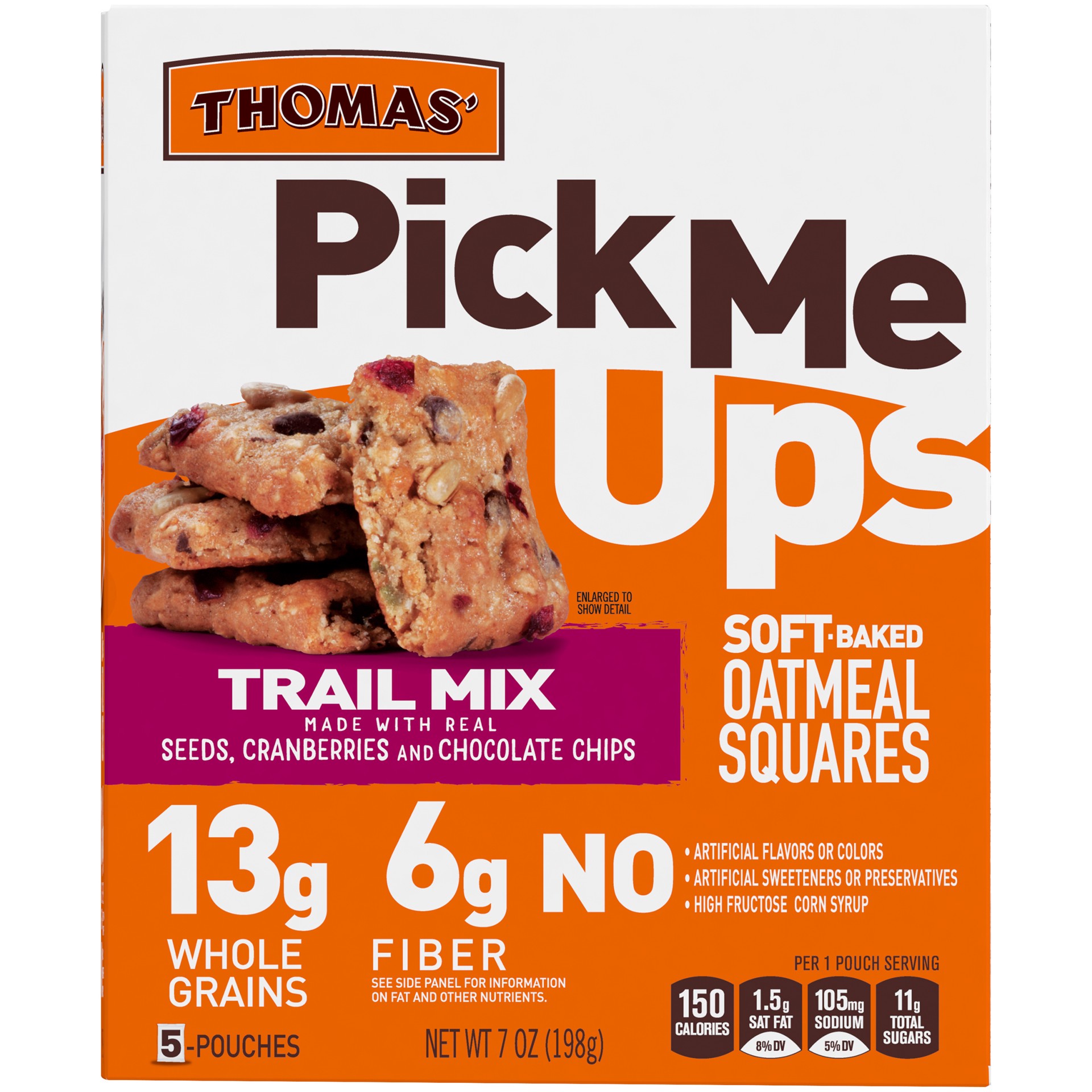 slide 1 of 5, Thomas' Pick Me Up Trail Mix, 7 oz