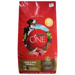 Purina One Adult Lamb & Rice Formula Dog Food 40 lb