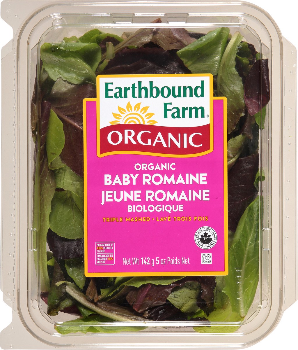 slide 7 of 9, Earthbound Farms Organic Baby Romaine, 5 oz